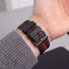 Tech-Protect Iconband Pro pulksteņa siksniņa Garmin Fenix 5X / 5X Plus / 6X / 6X Pro / 7X / 8 / 8 Pro / 9 / 9 Pro (47 mm), melna / sarkana