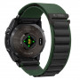 Tech-Protect Nylon Pro THP6034 pulksteņa siksniņa Garmin Fenix 5X / 5X Plus / 6X / 6X Pro / 7X / 8 / 8 Pro / 9 / 9 Pro (51 mm), zaļa / melna