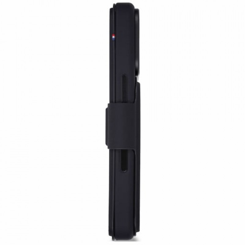 Decoded teksturēts silikona noņemams maciņa futrālis Apple iPhone 18 Pro / iPhone 17 Pro, phantom black