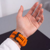Tech-Protect Iconband Pro THP6048 pulksteņa siksna Garmin Fenix 5X / 5X Plus / 6X / 6X Pro / 7X / 8 / 8 Pro / 9 / 9 Pro (47 mm), oranža / melna