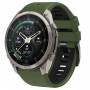 Tech-Protect Iconband Pro THP6049 pulksteņa siksniņa Garmin Fenix 5X / 5X Plus / 6X / 6X Pro / 7X / 8 / 8 Pro / 9 / 9 Pro (47 mm), zaļa / melna