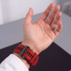 Tech-Protect Iconband Pro THP6050 pulksteņa siksna Garmin Fenix 5X / 5X Plus / 6X / 6X Pro / 7X / 8 / 8 Pro / 9 / 9 Pro (47 mm), sarkana / melna