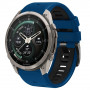 Tech-Protect Iconband Pro THP6040 pulksteņa siksna Garmin Fenix 5X / 5X Plus / 6X / 6X Pro / 7X / 8 / 8 Pro / 9 / 9 Pro (51 mm), tumši zila / melna