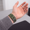 Tech-Protect Iconband Pro THP6041 pulksteņa siksniņa Garmin Fenix 5X / 5X Plus / 6X / 6X Pro / 7X / 8 / 8 Pro / 9 / 9 Pro (51 mm), zaļa / melna