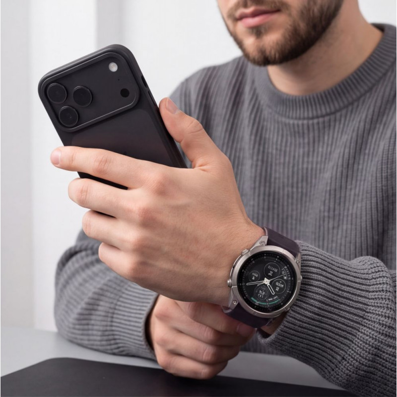 Tech-Protect Iconband Pro THP6039 pulksteņa siksniņa Garmin Fenix 5X / 5X Plus / 6X / 6X Pro / 7X / 8 / 8 Pro / 9 / 9 Pro (51 mm), melna / pelēka
