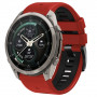 Tech-Protect Iconband Pro THP6043 pulksteņa siksna Garmin Fenix 5X / 5X Plus / 6X / 6X Pro / 7X / 8 / 8 Pro / 9 / 9 Pro (51 mm), sarkana / melna