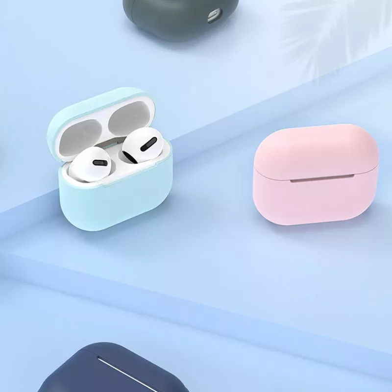 Hurtel silikona apvalks AirPods 2 / AirPods 1, balts