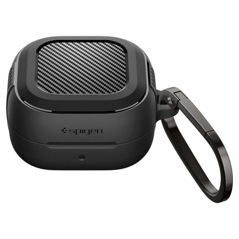 Spigen Rugged Armor maciņš Samsung Galaxy Buds 4 / 4 Pro, matēti melns