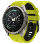 Tech-Protect Iconband Pro THP6042 pulksteņa siksna Garmin Fenix 5X / 5X Plus / 6X / 6X Pro / 7X / 8 / 8 Pro / 9 / 9 Pro (51 mm), laima / melna
