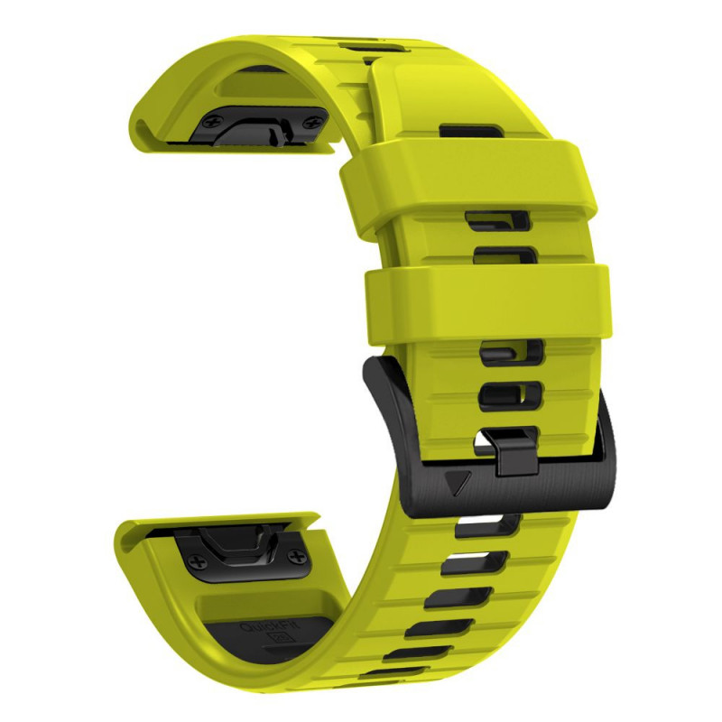 Tech-Protect Iconband Pro THP6042 pulksteņa siksna Garmin Fenix 5X / 5X Plus / 6X / 6X Pro / 7X / 8 / 8 Pro / 9 / 9 Pro (51 mm), laima / melna