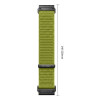 Tech-Protect NylonLoop THP6106 pulksteņa siksna Garmin Fenix 5X / 5X Plus / 6X / 6X Pro / 7X / 8 / 8 Pro / 9 / 9 Pro (51 mm), electric lime
