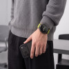 Tech-Protect NylonLoop THP6106 pulksteņa siksna Garmin Fenix 5X / 5X Plus / 6X / 6X Pro / 7X / 8 / 8 Pro / 9 / 9 Pro (51 mm), electric lime