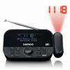 Lenco CR-615BK radio modinātājs ar projekciju, DAB+/FM, melns