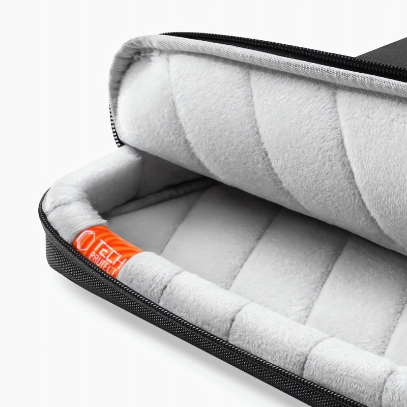 Tech-Protect Defender Bag THP4355 klēpjdatora soma 13-14", melna/oranža