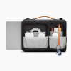 Tech-Protect Defender Bag THP4355 klēpjdatora soma 13-14", melna/oranža