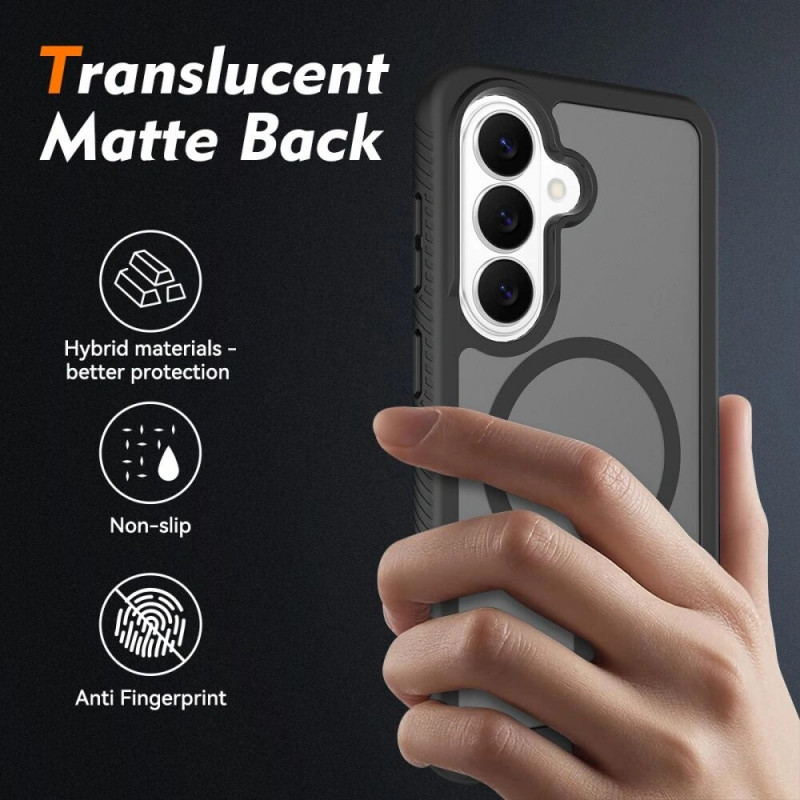 Tech-Protect Defense MagSafe apvalks Samsung Galaxy S26, matēti melns