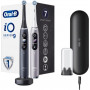 Braun Oral-B iO Series 9 Duo elektrisko zobu suku komplekts, Black Onyx / Rose Quartz