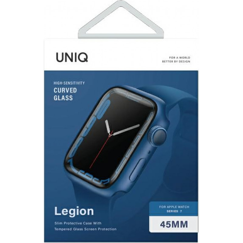 UNIQ Legion korpuss Apple Watch Series 7/8/9 45 mm, zils