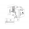 Whirlpool WH7ITD14C6N6 Iebūvējamā trauku mazgājamā mašīna, 60 cm, 46 dB, 14 vietu komplekti