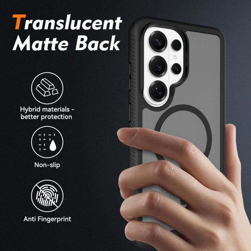 Tech-Protect Defense MagSafe vāciņš Samsung Galaxy S26 Ultra, matēti melns