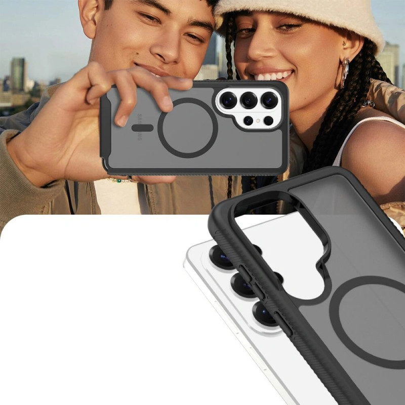 Tech-Protect Defense MagSafe vāciņš Samsung Galaxy S26 Ultra, matēti melns