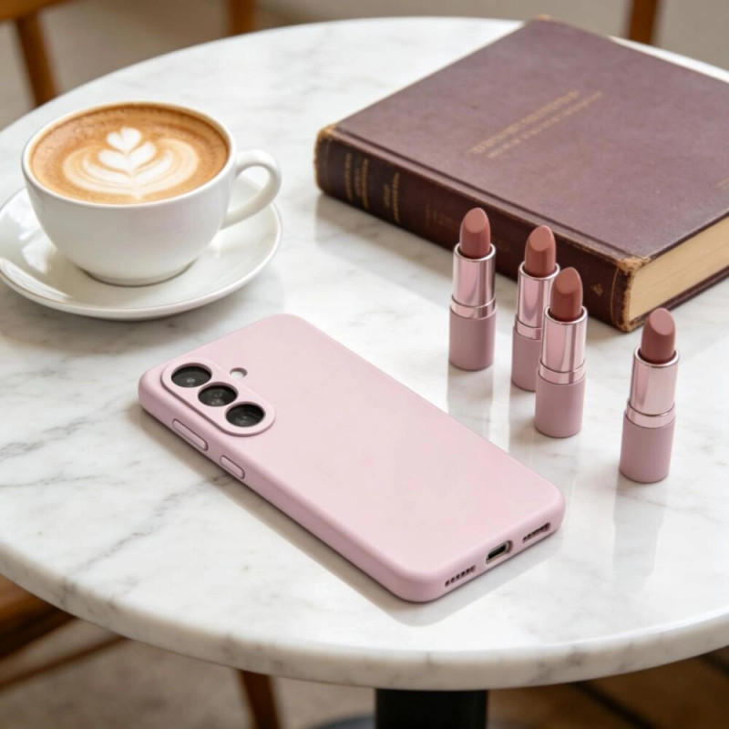Tech-Protect silikona MagSafe apvalks Samsung Galaxy S26+, Pink Pearl