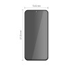 Tech-Protect Glass SPY+ konfidencialitātes rūdītais stikls Samsung Galaxy A27 5G (2 gab.)
