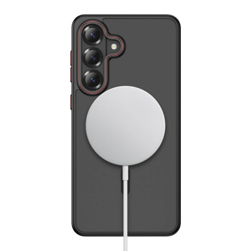 Tech-Protect MagCam MagSafe vāciņš Samsung Galaxy S26+, matēti melns/sarkans