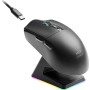 Mars Gaming MMW-ELITE bezvadu spēļu pele, 20000 DPI, Bluetooth 5.4, 2.4 GHz, melna