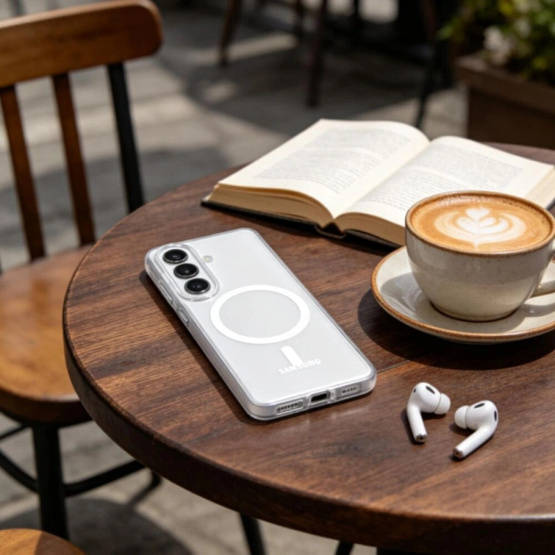 Tech-Protect MagSlim MagSafe vāciņš Samsung Galaxy S26, Matte Ice