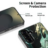 Tech-Protect Lamano MagSafe vāciņš Samsung Galaxy S26, melns un zaļš