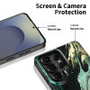 Tech-Protect Lamano MagSafe vāciņš Samsung Galaxy S26 Ultra, melns un zaļš