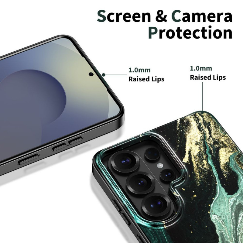 Tech-Protect Lamano MagSafe vāciņš Samsung Galaxy S26 Ultra, melns un zaļš