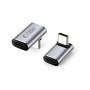 Tech-Protect UltraBoost AA02 USB-C leņķa adapteris, pelēks