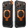 Supcase UB Grip Mag MagSafe Aramid vāciņš Apple iPhone 17 Pro Max / 18 Pro Max, melns/oranžs