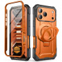 Supcase Grip Pro Mag MagSafe korpuss Apple iPhone 17 Pro / 18 Pro, koraļu krāsā