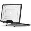 Tech-Protect SmartShell Pro vāciņš Apple MacBook Air 13" (M2/M3/M4/M5) 2023-2025, melns/caurspīdīgs