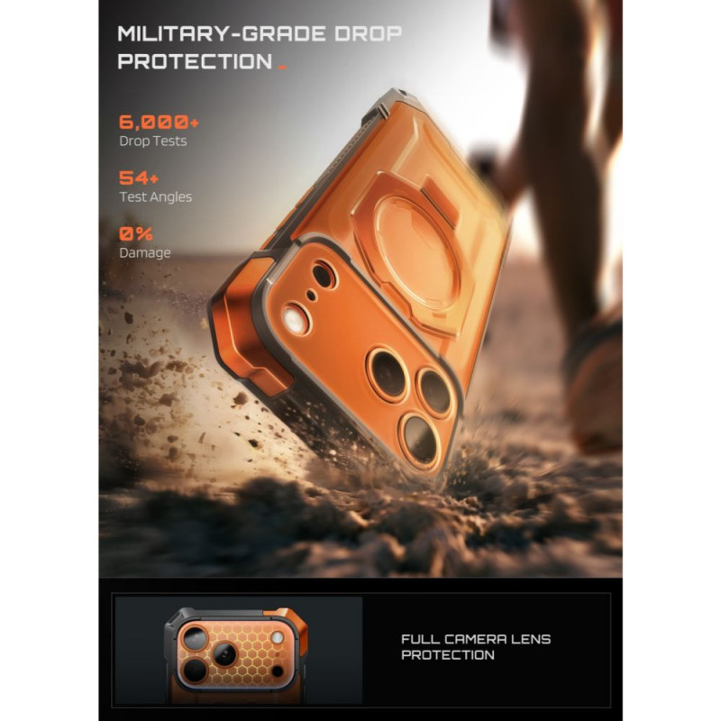 Supcase UB Grip Mag MagSafe vāciņš Apple iPhone 17 Pro Max / 18 Pro Max, koraļļu krāsā