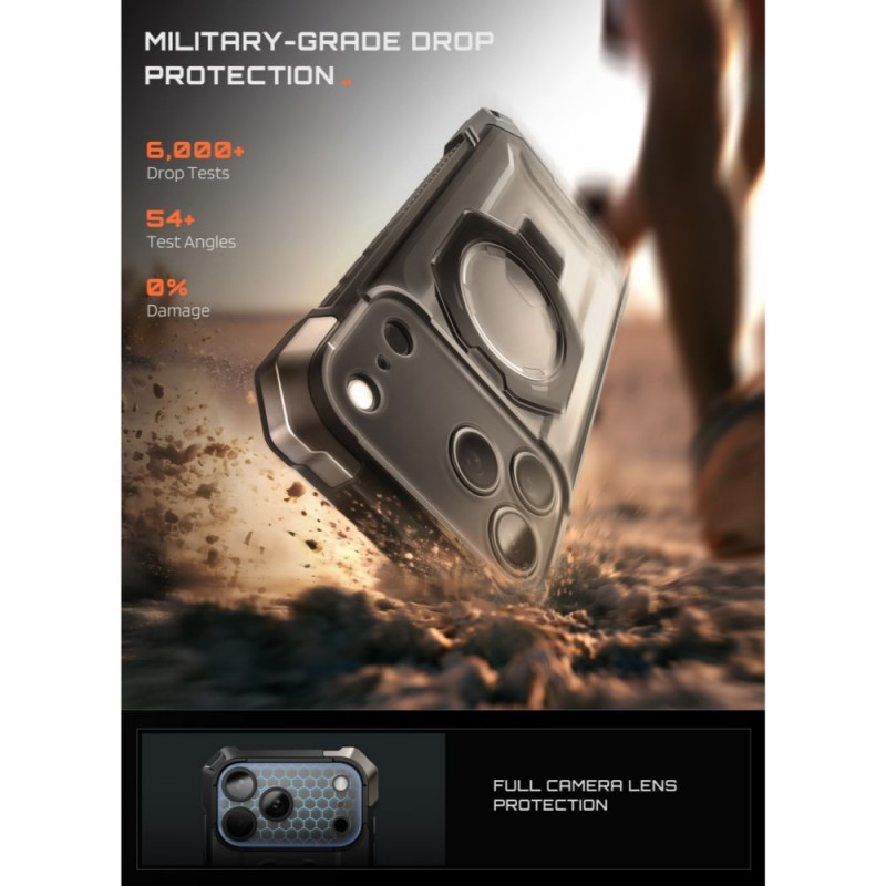 Supcase UB Grip Mag MagSafe vāciņš Apple iPhone 17 Pro Max / 18 Pro Max, melns