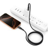 Tech-Protect UB11T Ultraboost USB-C / USB-C kabelis, PD 100W, 100 cm, melns