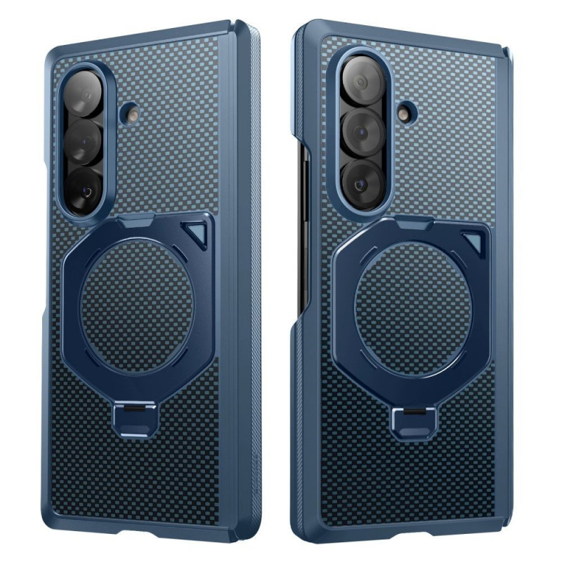 Supcase UB Aero MagSafe korpuss Samsung Galaxy Z Fold 8 Ultra ar rūdīto stiklu un privātuma stiklu, Aramid Blue