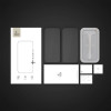 Tech-Protect Quick Set+ rūdītā stikla ekrāna aizsargs Apple iPhone 16 Pro, melns (2 gab.)