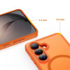 Tech-Protect Magmat MagSafe vāciņš Samsung Galaxy S26, matēti oranžs