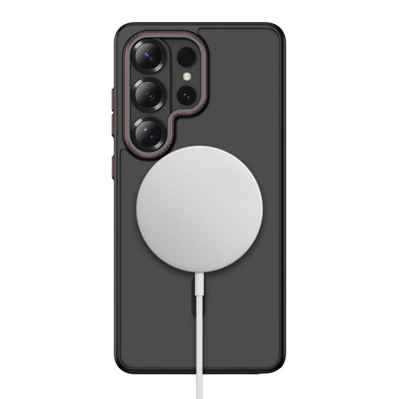 Tech-Protect MagCam MagSafe vāciņš Samsung Galaxy S26 Ultra, matēts melns/sarkans