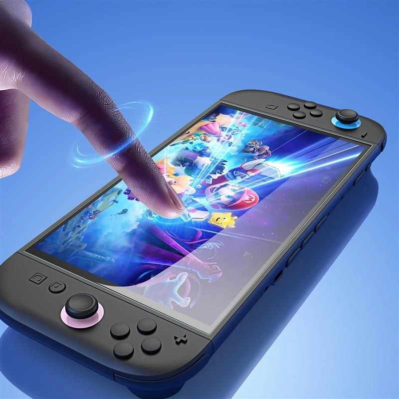 Tech-Protect Easy Set+ rūdīta stikla ekrāna aizsargs Nintendo Switch 2, caurspīdīgs (2 gab.)