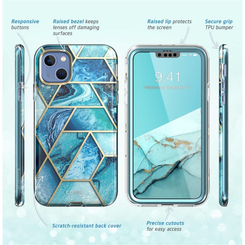 Supcase Cosmo vāciņš Apple iPhone 14 Plus / 15 Plus, Ocean Blue