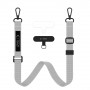 Tech-Protect C6S Rope Crossbody Crayon Grey tālruņa auklas komplekts