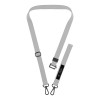 Tech-Protect C6S Rope Crossbody Crayon Grey tālruņa auklas komplekts