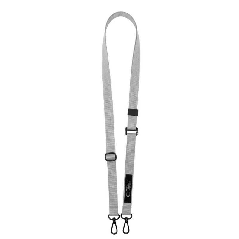 Tech-Protect C6S Rope Crossbody Crayon Grey tālruņa auklas komplekts