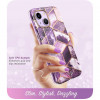 Supcase Cosmo vāciņš Apple iPhone 14 Plus / 15 Plus, Marble Purple